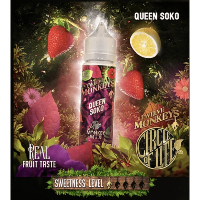 Twelve Monkeys 50% - Circle of Life - Queen Soko - 60ml