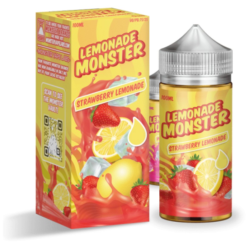 50% OFF - Lemonade Monster 100ml | Strawberry Lemonade (VALUE)