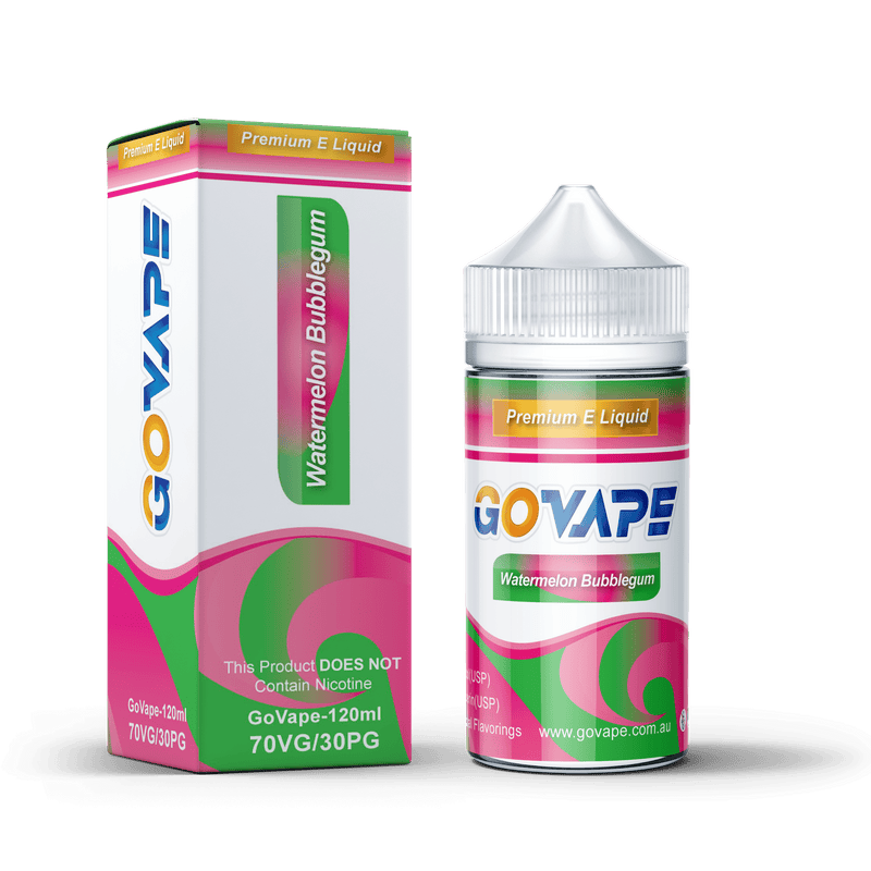 GO VAPE PREMIUM E-LIQUID - WATERMELON BUBBLEGUM - 120ml