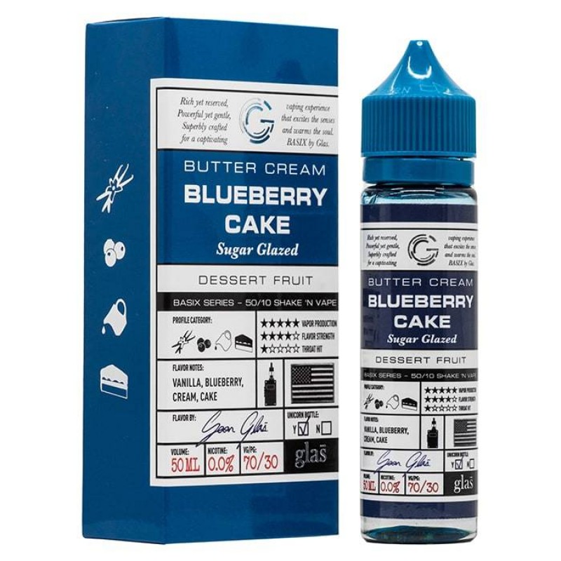 Glas Vapor - Basix Series - Blueberry cake - 20% OFF