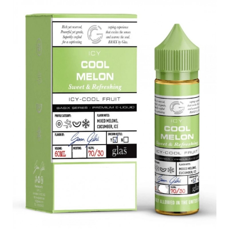 50% Off - Glas Vapor - Basix Series - Cool Melon