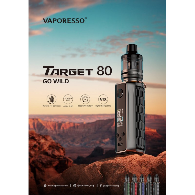 Vaporesso - Target 80 Mod Kit with GTX Pod Tank