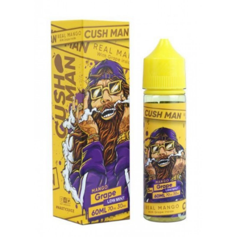 CushMan By Nasty Juice - REAL MANGO W/GRAPE - Low Mint - 60ml