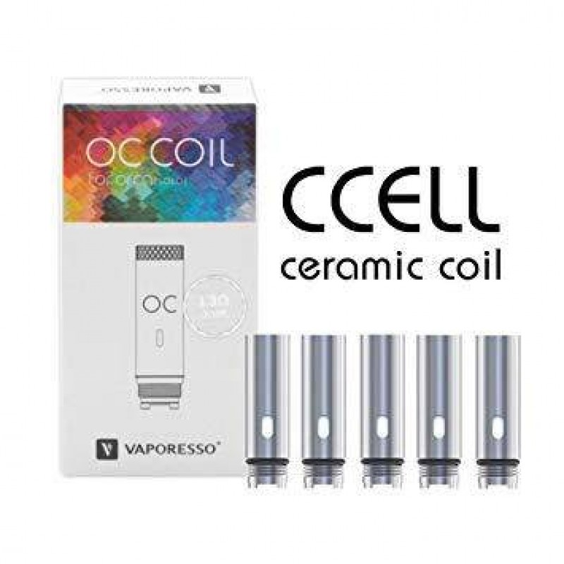 Vaporesso Orca Solo Ceramic CCELL coil - 5 Pack - 1.3 ohm